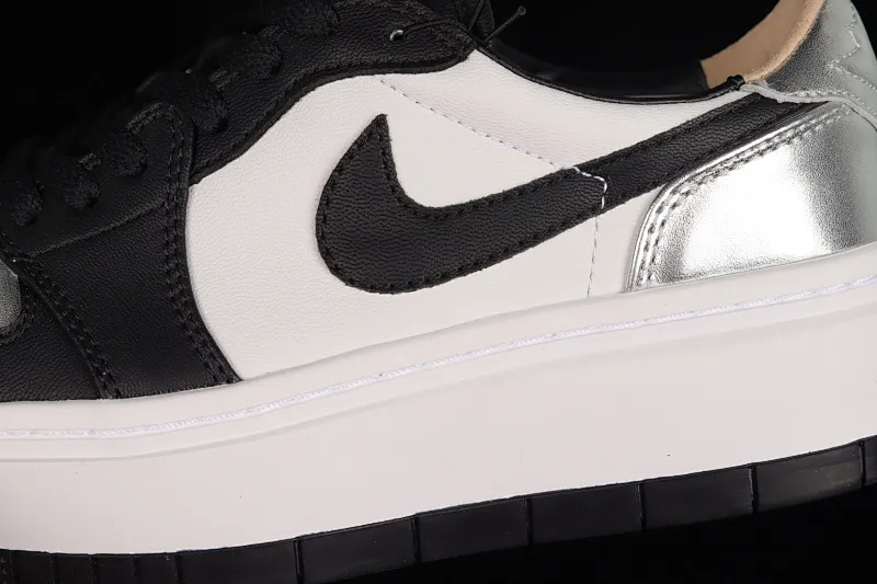 All categories Air Jordan Jordan series basketball shoes Air Jordan 1 Low Z version Air Jordan 1 Elevate Low SE "Wolf Grey" Little AJ first layer thick sole retro basketball shoes DQ8561-001